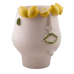 Domitilla Multicolor Ceramic Head Vase