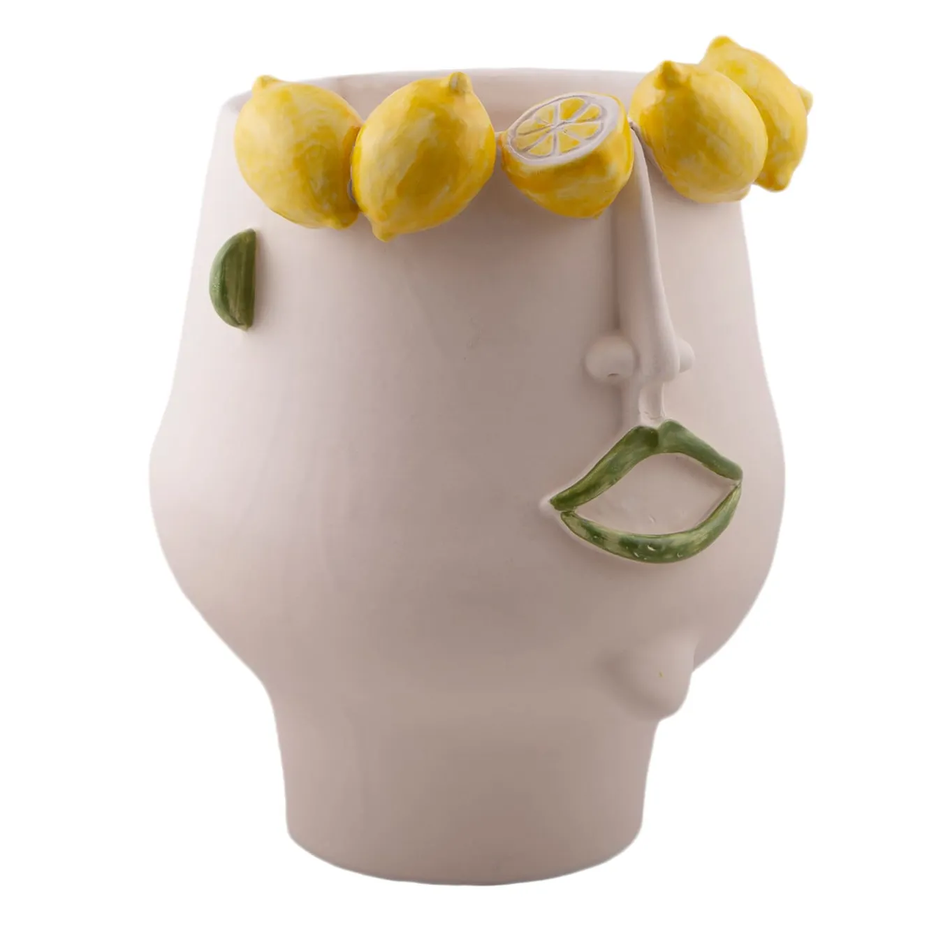 Domitilla Multicolor Ceramic Head Vase