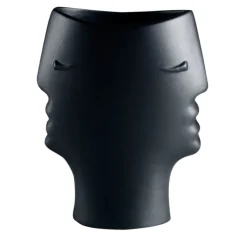 Doppiapresenza Small Black Vase
