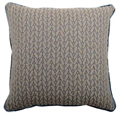 Dove Carrè Cushion in Tricot Jacquard Fabric