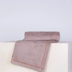 Dove-Grey and Bronze Beach Towel