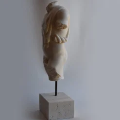 Draped Male Torso Sculpture