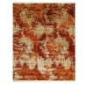 Dreamy Desire Red Orange & Red Orange Hand Knotted Rug