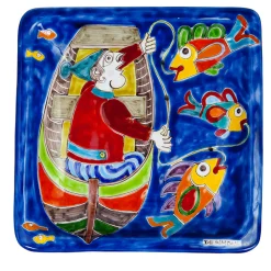 DS Square Plate Boat Fishing