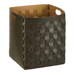 Dubai Olive/Mustard Basket by Ekaterina Borovkova