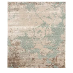 Dune Nomad Classic Gray & Seaside Blue Hand Knotted Rug