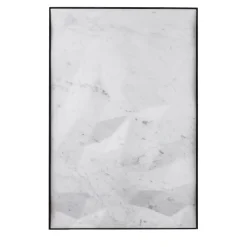 Dune White Carrara Marble Decorative Panel