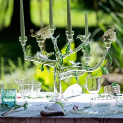 Eden Large Glass Candleholder