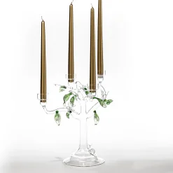 Eden Medium Glass Candleholder