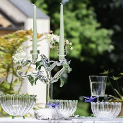 Eden Medium Glass Candleholder