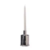 Elegant short Silver Plated Candle Holder