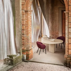 Elica White Ceramic Vase and Centerpiece