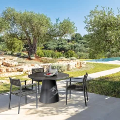 Elica White Ceramic Vase and Centerpiece