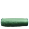 Emerald Roll Rullo Cushion in Silk Velvet