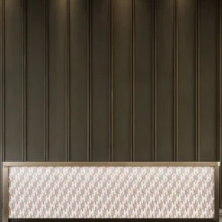 Enigma Glossy Lilac Grey Ceramic With Gold Details By Elena Salmistraro