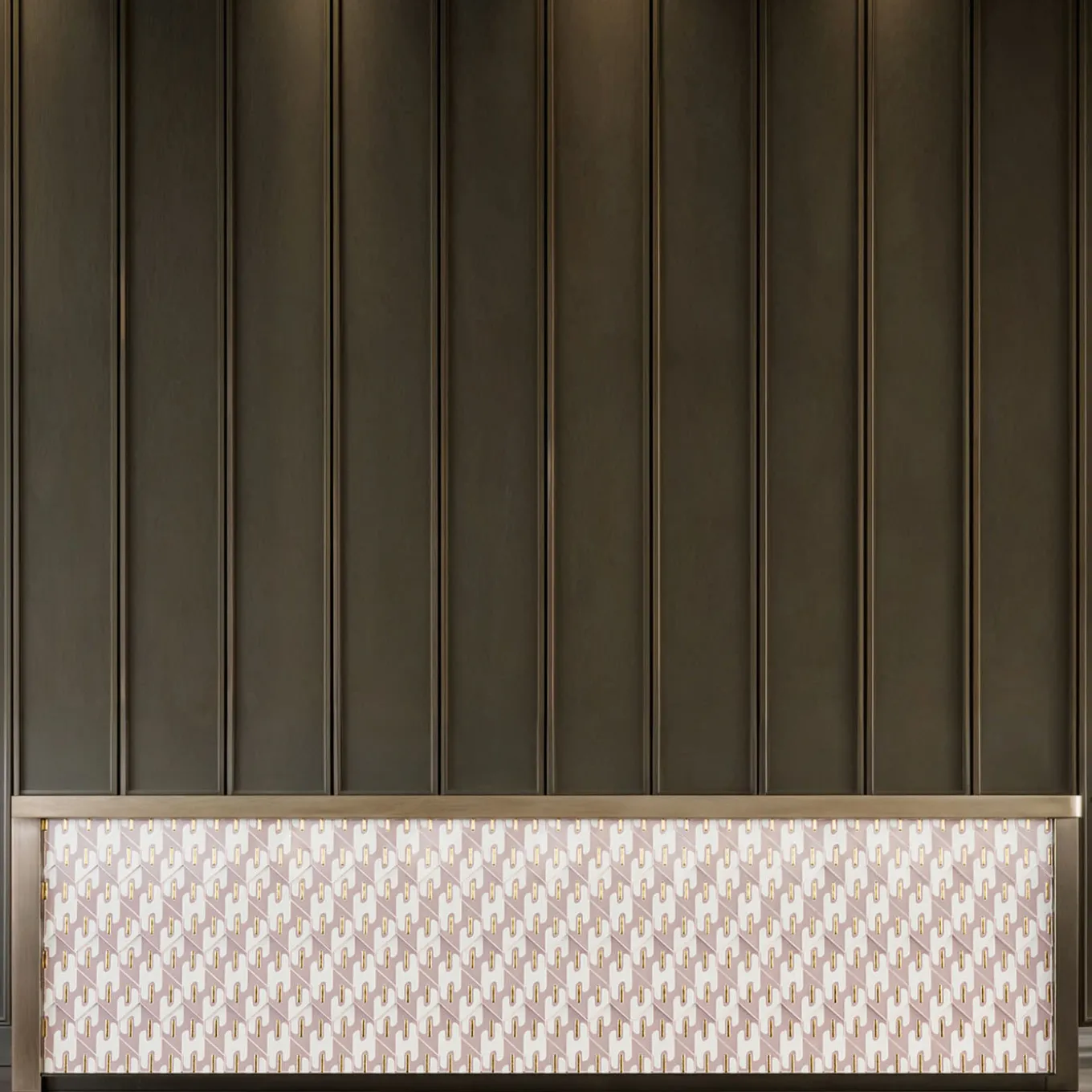 Enigma Glossy Lilac Grey Ceramic With Gold Details By Elena Salmistraro