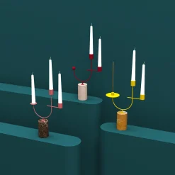 Equilibrista Pink Portogallo Candle Holder