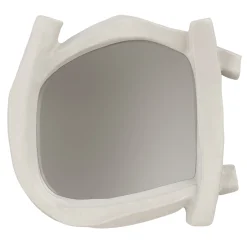 Esprit V1 Large White Plaster Wall Mirror