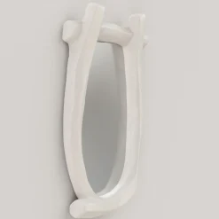 Esprit V2 Large White Plaster Wall Mirror