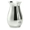 Essentia Bulbous silver-plated metal Vase