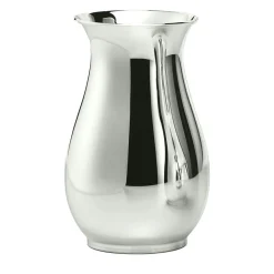 Essentia Bulbous silver-plated metal Vase