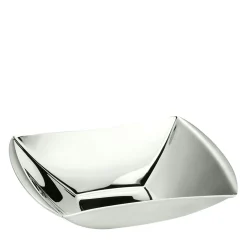 Essentia Rectangular silver-plated metal Centerpiece