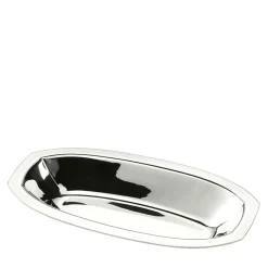 Essential Video Elongated silver-plated metal Centerpiece