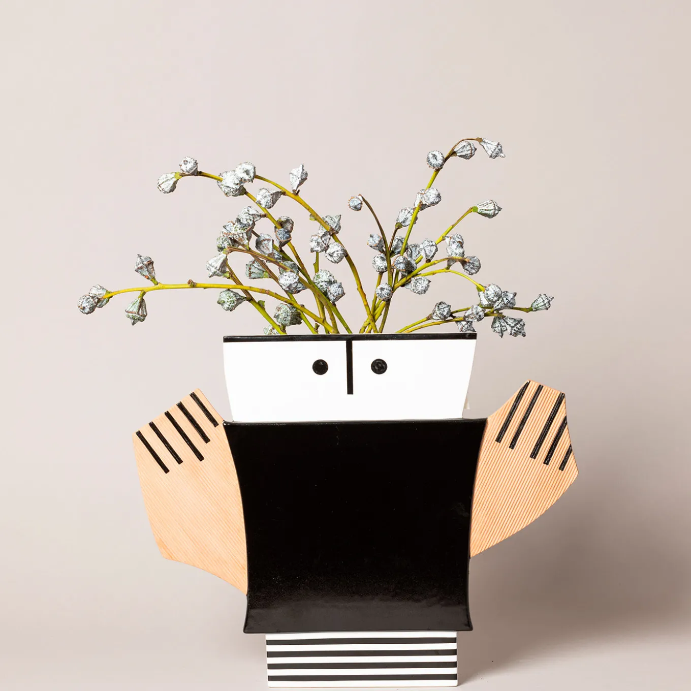 Ettore Decorative Vase by Mimmo Paladino