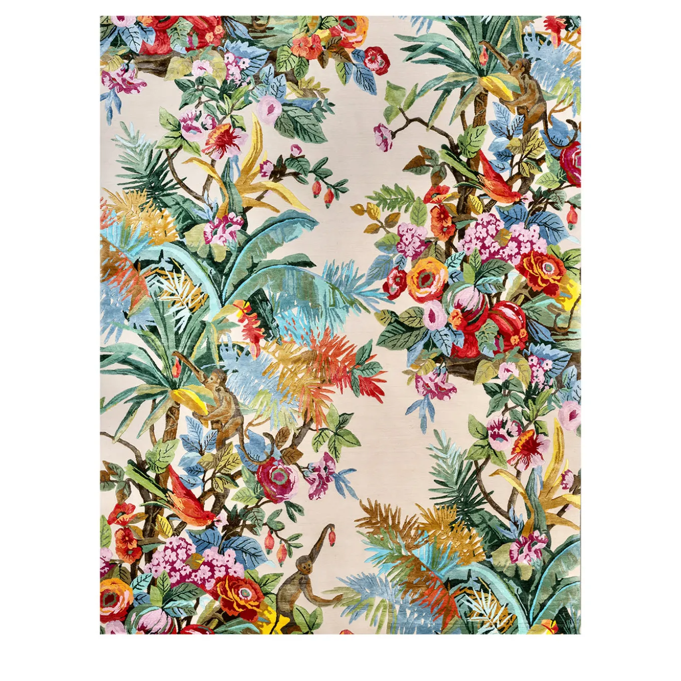 Exotic Jungle Multicolor Rug