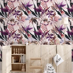 Exotic Tropical Print Hawaiian Wallpaper