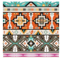 Extra Large Boho Aztec Tribal Ikat Wallpaper