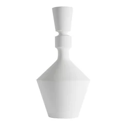 Extralarge Matt White Clay Vase