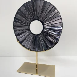 Eye Black Crystal Sculpture