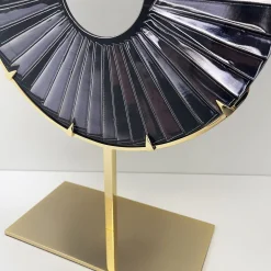 Eye Black Crystal Sculpture