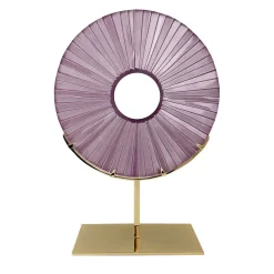 Eye Pink Crystal Sculpture