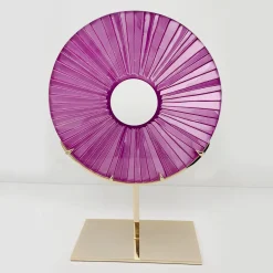Eye Purple Crystal Sculpture