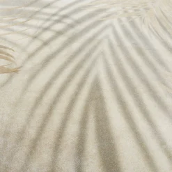 Falguera leaf round rug