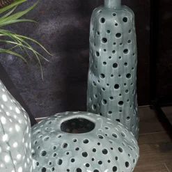 Farocapoferro Mirto Green Vase by Letizia Piani