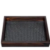 Febe Ebony Handwoven Rectangular Valet Tray