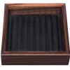 Febe Ebony Lines Square Valet Tray Small