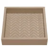 Febe Herringbone Square Valet Tray
