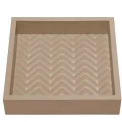 Febe Herringbone Square Valet Tray