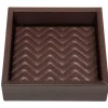 Febe Herringbone Square Valet Tray Small