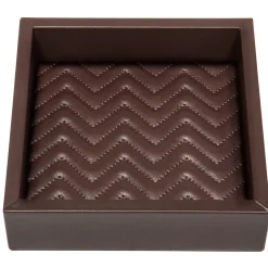 Febe Herringbone Square Valet Tray Small