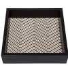 Febe Waxed Cotton Square Valet Tray Large