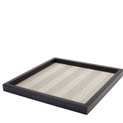 Febe Waxed Cotton Square Tray