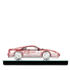 Ferrari Metal Wire Sculpture