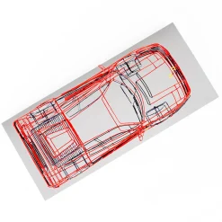 Ferrari Metal Wire Sculpture