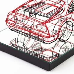 Ferrari Metal Wire Sculpture
