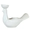 Fiamme Bestiali Large White Dove Ceramic Candleholder